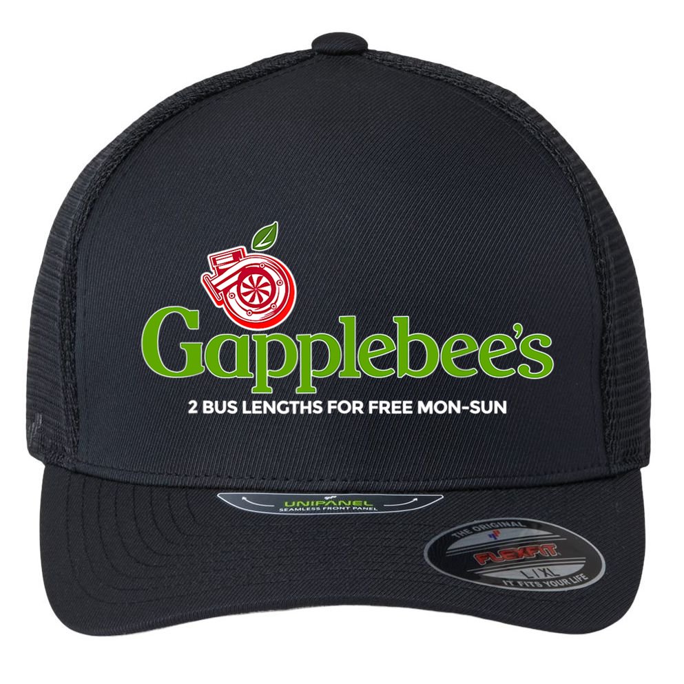 Gapplebees Drag Racing Gapped American Muscle Gift Flexfit Unipanel Trucker Cap