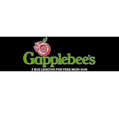 Gapplebees Drag Racing Gapped American Muscle Gift Bumper Sticker