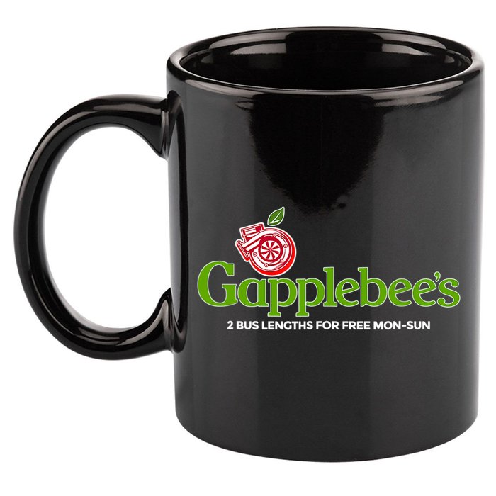 Gapplebees Drag Racing Gapped American Muscle Gift 11oz C Handle Ceramic Mug