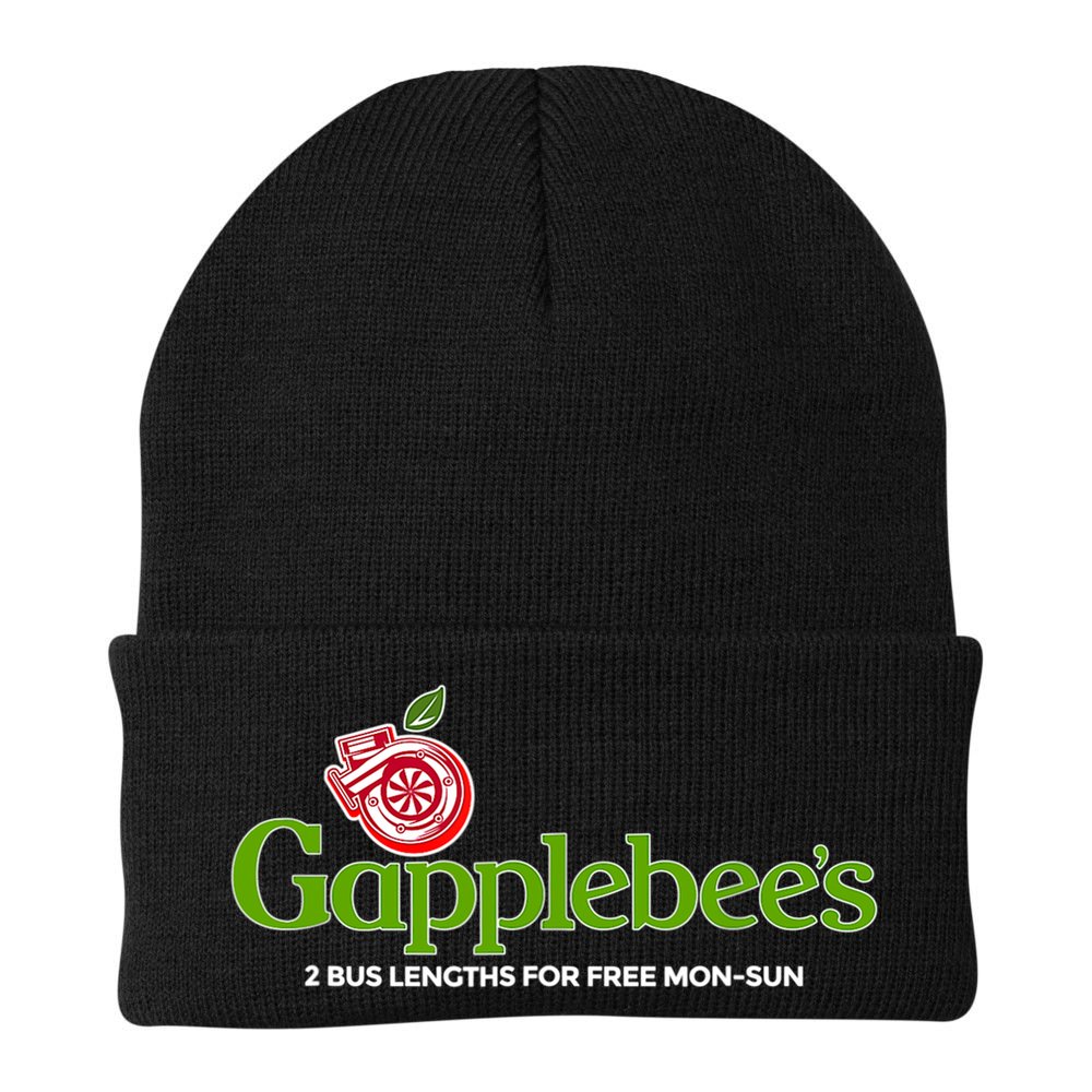 Gapplebees Drag Racing Gapped American Muscle Gift Beanie