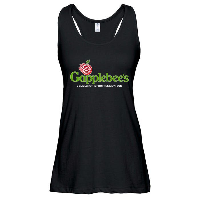 Gapplebees Drag Racing Gapped American Muscle Gift Ladies Essential Flowy Tank