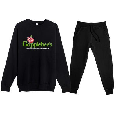 Gapplebees Drag Racing Gapped American Muscle Gift Premium Crewneck Sweatsuit Set