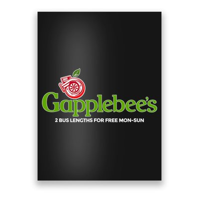Gapplebees Drag Racing Gapped American Muscle Gift Poster