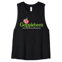 Gapplebees Drag Racing Gapped American Muscle Gift Women's Racerback Cropped Tank