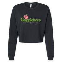 Gapplebees Drag Racing Gapped American Muscle Gift Cropped Pullover Crew