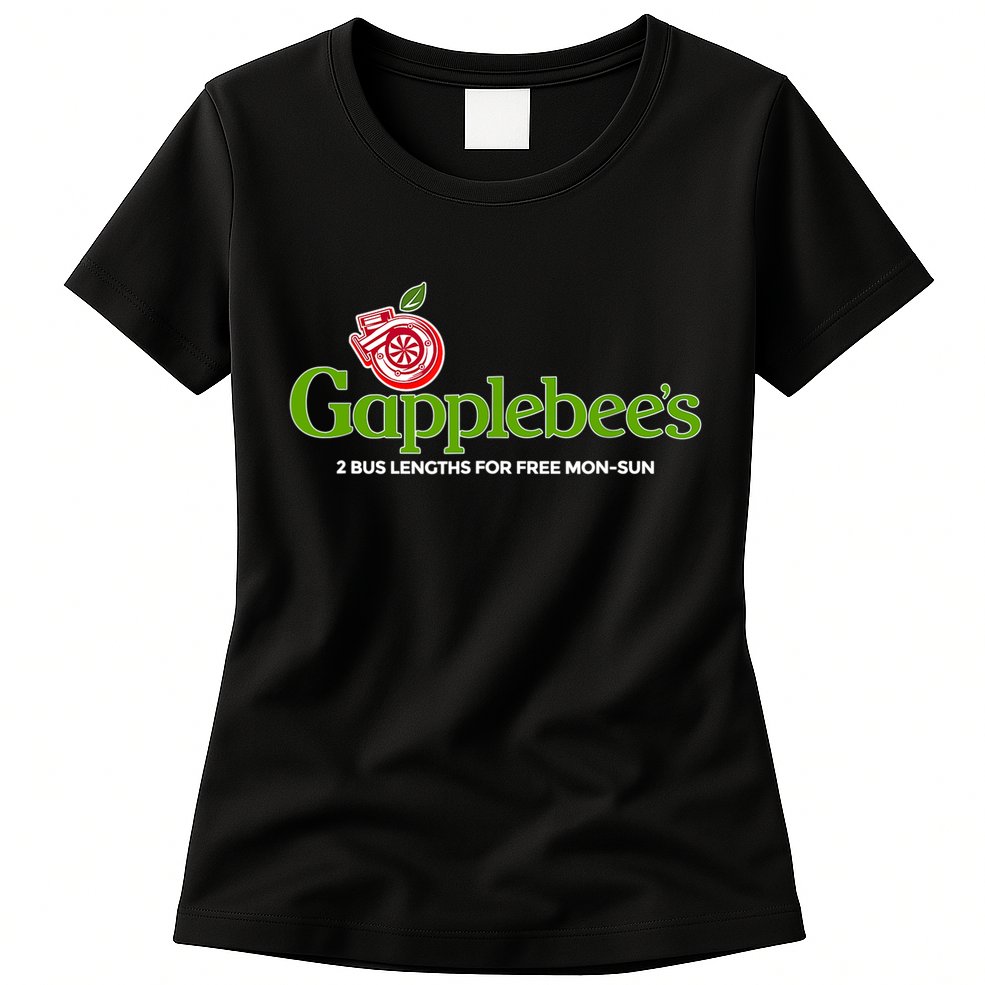 Gapplebees Drag Racing Gapped American Muscle Gift Womens T-Shirt