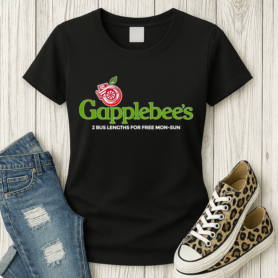 Gapplebees Drag Racing Gapped American Muscle Gift Womens T-Shirt
