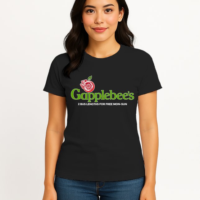 Gapplebees Drag Racing Gapped American Muscle Gift Womens T-Shirt