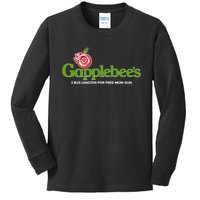 Gapplebees Drag Racing Gapped American Muscle Gift Kids Long Sleeve Shirt