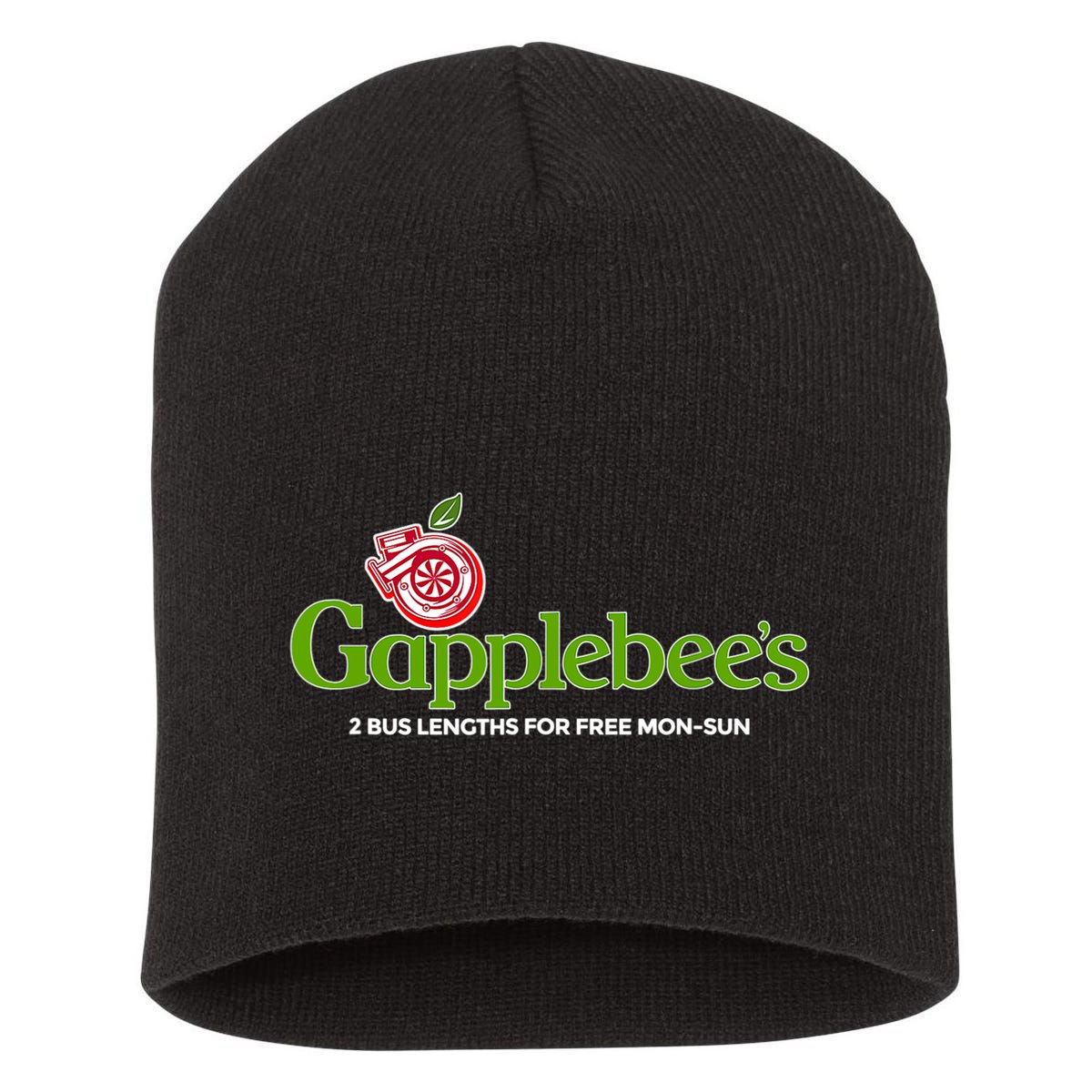 Gapplebees Drag Racing Gapped American Muscle Gift Short Acrylic Beanie