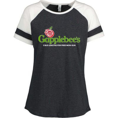 Gapplebees Drag Racing Gapped American Muscle Gift Enza Ladies Jersey Colorblock Tee