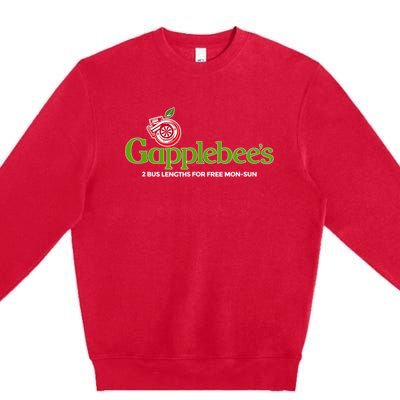 Gapplebees Drag Racing Gapped American Muscle Gift Premium Crewneck Sweatshirt