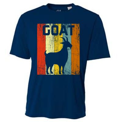 Goat Disco Retro Vintage Goat Lover Cooling Performance Crew T-Shirt