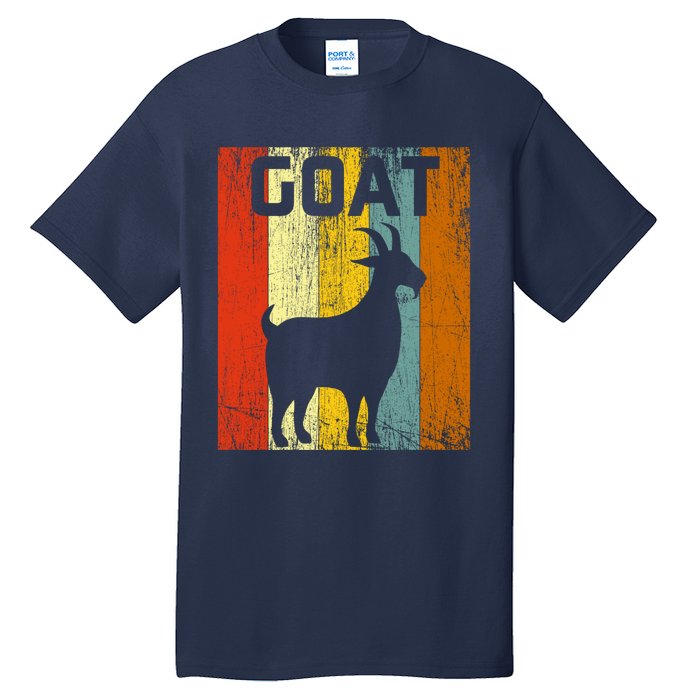 Goat Disco Retro Vintage Goat Lover Tall T-Shirt