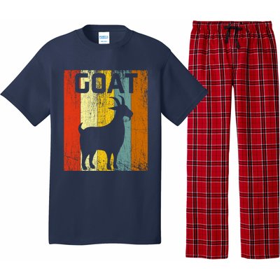 Goat Disco Retro Vintage Goat Lover Pajama Set