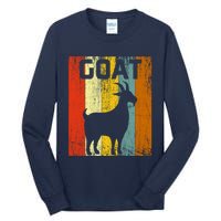 Goat Disco Retro Vintage Goat Lover Tall Long Sleeve T-Shirt