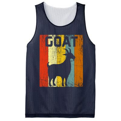 Goat Disco Retro Vintage Goat Lover Mesh Reversible Basketball Jersey Tank