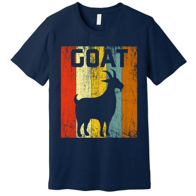 Goat Disco Retro Vintage Goat Lover Premium T-Shirt