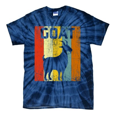 Goat Disco Retro Vintage Goat Lover Tie-Dye T-Shirt