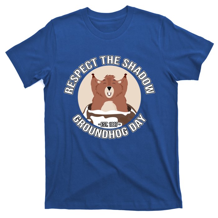 Groundhog Day Respect The Shadow Teens Great Gift T-Shirt