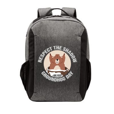 Groundhog Day Respect The Shadow Teens Great Gift Vector Backpack