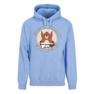 Groundhog Day Respect The Shadow Teens Great Gift Unisex Surf Hoodie