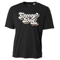 Groovy Dad Retro 70s Aesthetic Style Men Cooling Performance Crew T-Shirt