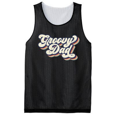 Groovy Dad Retro 70s Aesthetic Style Men Mesh Reversible Basketball Jersey Tank