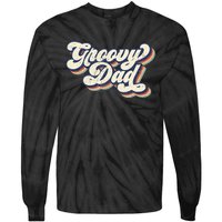 Groovy Dad Retro 70s Aesthetic Style Men Tie-Dye Long Sleeve Shirt