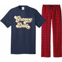 Groovy Dad Retro 70s Aesthetic Vintage Papa FatherS Day Pajama Set