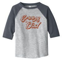 Groovy Dad Retro 70’s Birthday Flower Mom & Dad Matching Toddler Fine Jersey T-Shirt