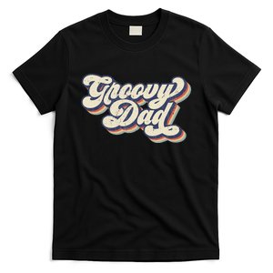 Groovy Dad Retro 70s Aesthetic Style T-Shirt