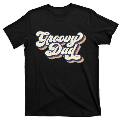 Groovy Dad Retro 70s Aesthetic Style Men T-Shirt