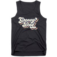 Groovy Dad Retro 70s Aesthetic Style Men Tank Top