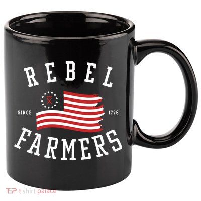Gatlin Didier Rebel Farmers 11oz C Handle Ceramic Mug