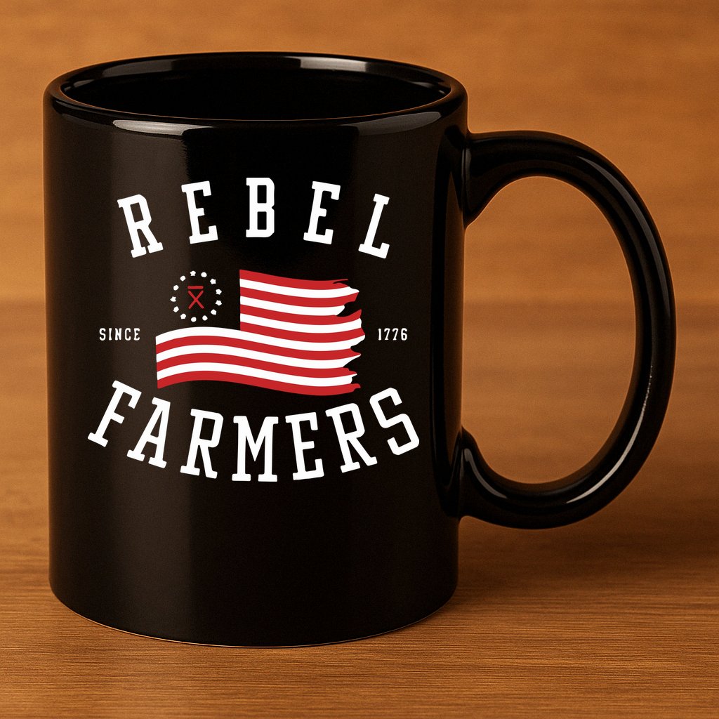 Gatlin Didier Rebel Farmers 11oz C Handle Ceramic Mug