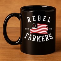 Gatlin Didier Rebel Farmers 11oz C Handle Ceramic Mug