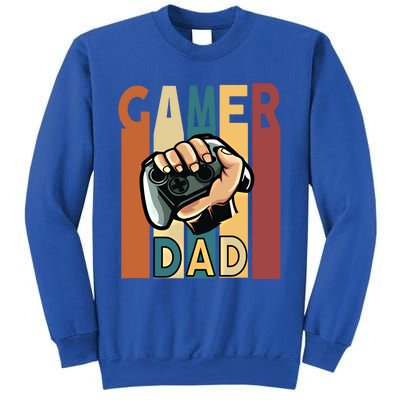 Gamer Dad Retro Vintage Gaming Fathers Day Gift Sweatshirt