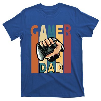 Gamer Dad Retro Vintage Gaming Fathers Day Gift T-Shirt