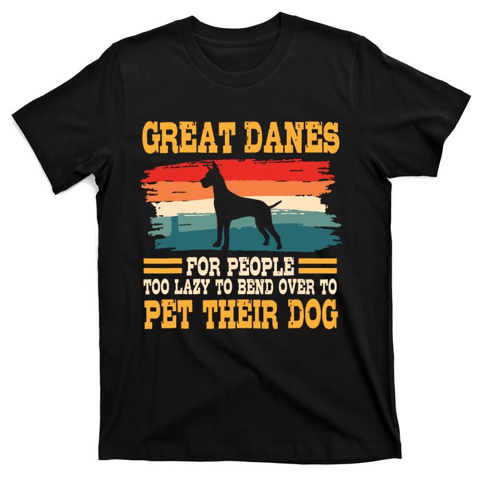 Great Dane Retro Vintage German Mastiff Gentle Dog Lover T-Shirt