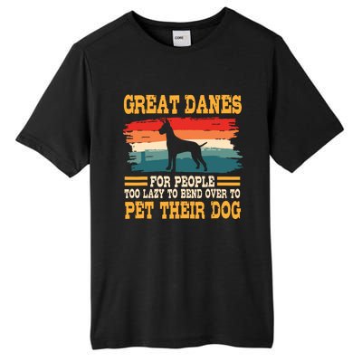 Great Dane Retro Vintage German Mastiff Gentle Dog Lover Tall Fusion ChromaSoft Performance T-Shirt