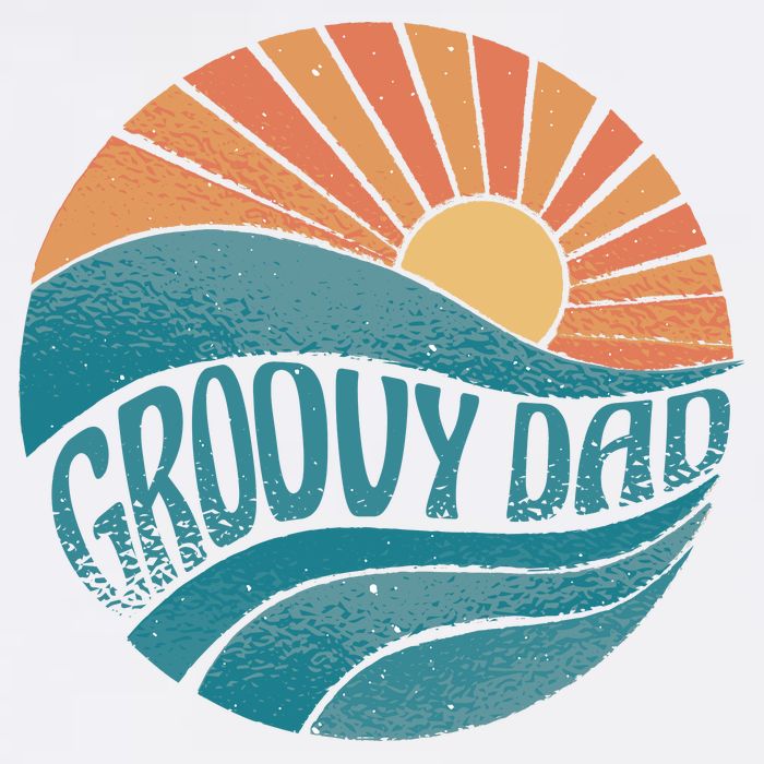 Groovy Dad Retro Sunset Gift Cooling Performance Crew T-Shirt