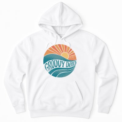 Groovy Dad Retro Sunset Gift Hoodie