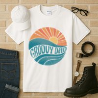 Groovy Dad Retro Sunset Gift Tall T-Shirt