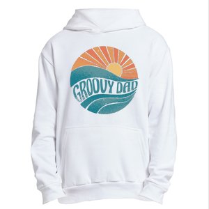 Groovy Dad Retro Sunset Gift Urban Pullover Hoodie