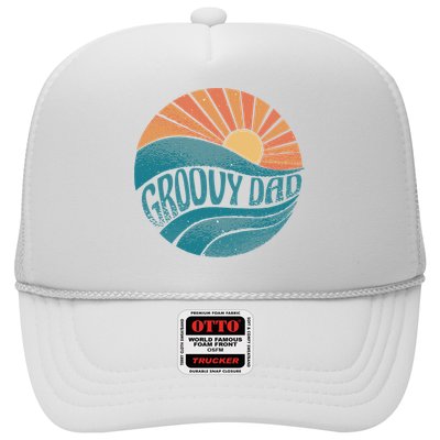 Groovy Dad Retro Sunset Gift Trucker Hat