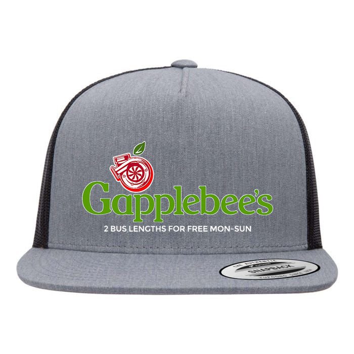 GapplebeeS Drag Racing American Muscle Turbo Boosted Flat Bill Trucker Hat