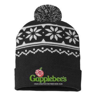 GapplebeeS Drag Racing American Muscle Turbo Boosted USA-Made Snowflake Beanie