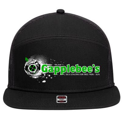 GapplebeeS Drag Racing Car Guy 7 Panel Mesh Trucker Snapback Hat