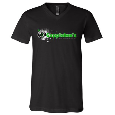 GapplebeeS Drag Racing Car Guy V-Neck T-Shirt